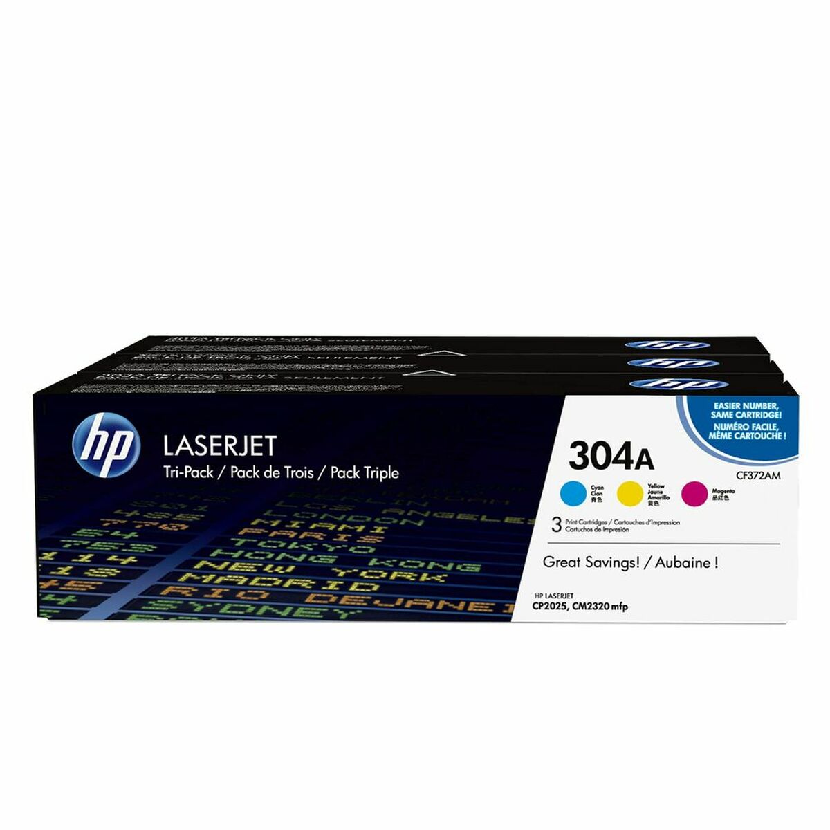 Toner HP CF372AM Cyan/Magenta/Galben